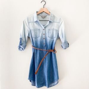 NWOT Denim Shirt Dress